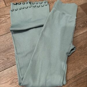 Yogalicious Rib Seamless Paisley Pant size M